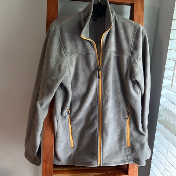 EDDIE BAUER Full Zip Light Weight Fleece Jacket - Picture 1 of 8